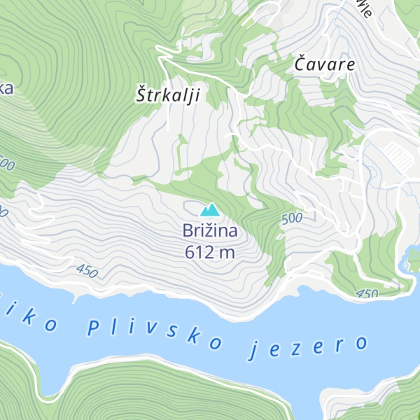 Map of Brižina