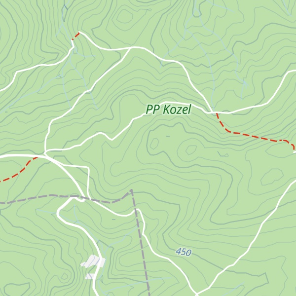 Map of U Kozla