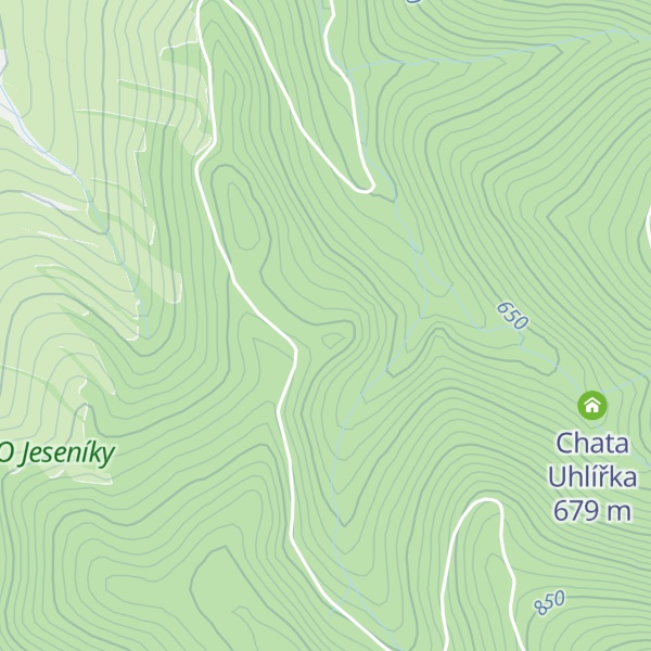 Map of Chata Sýkorka