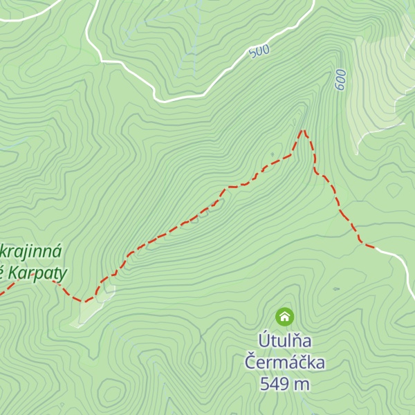 Map of Vysoká