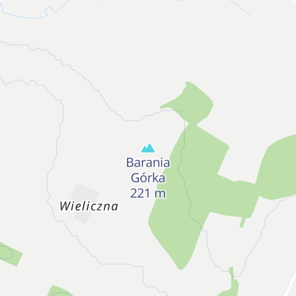 Map of Barania Górka