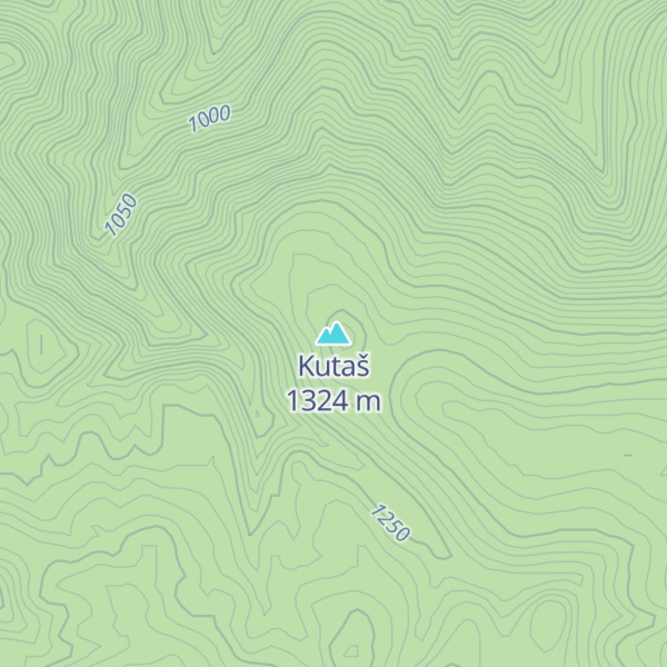 Map of Kutaš