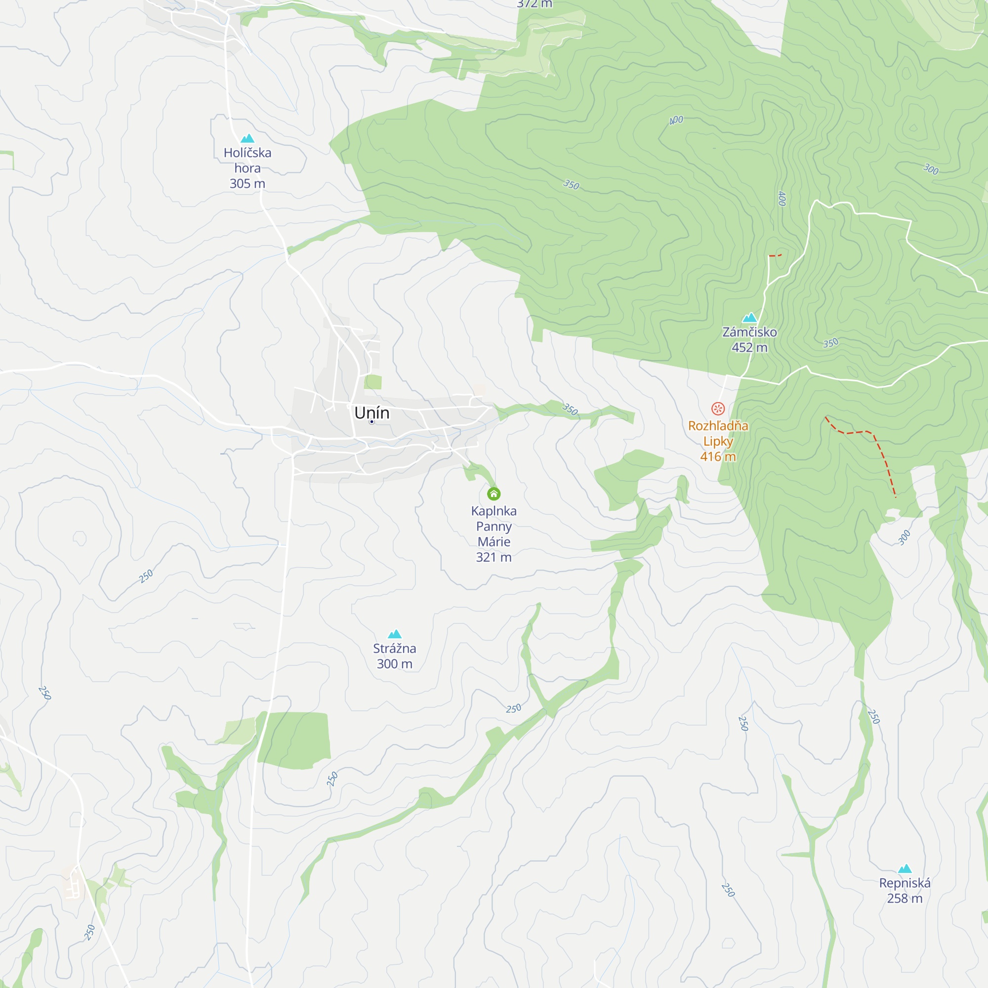 Kaplnka Panny Márie map