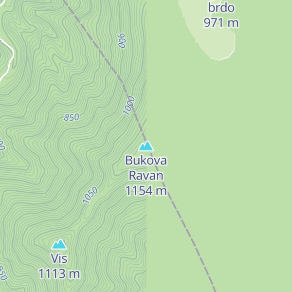 Map of Bukova Ravan