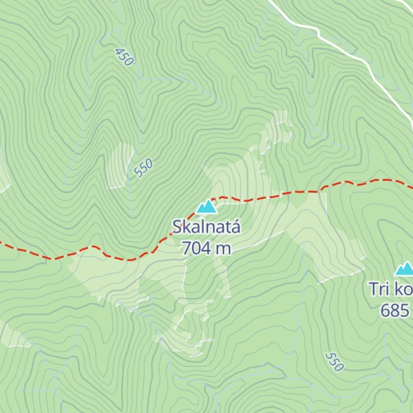 Map of Skalnatá
