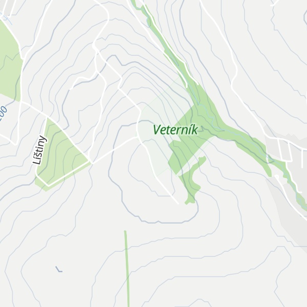 Map of Veterník