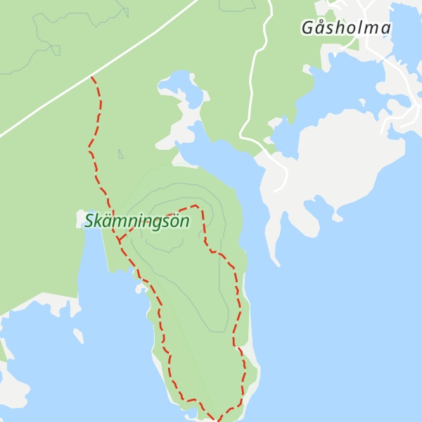 Map of Skämningsberget