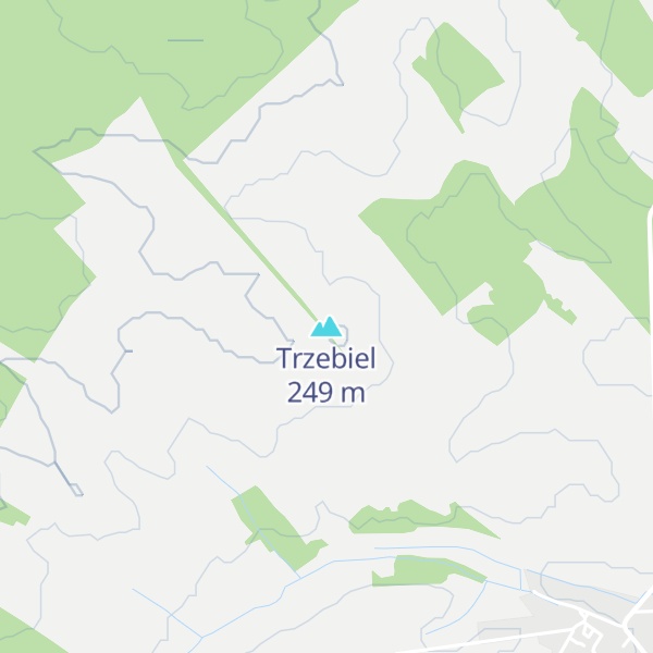 Map of Trzebiel