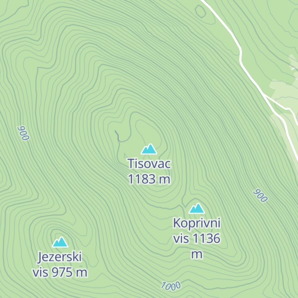 Map of Tisovac