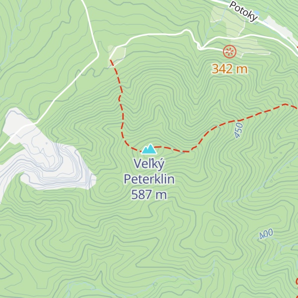 Map of Veľký Peterklin