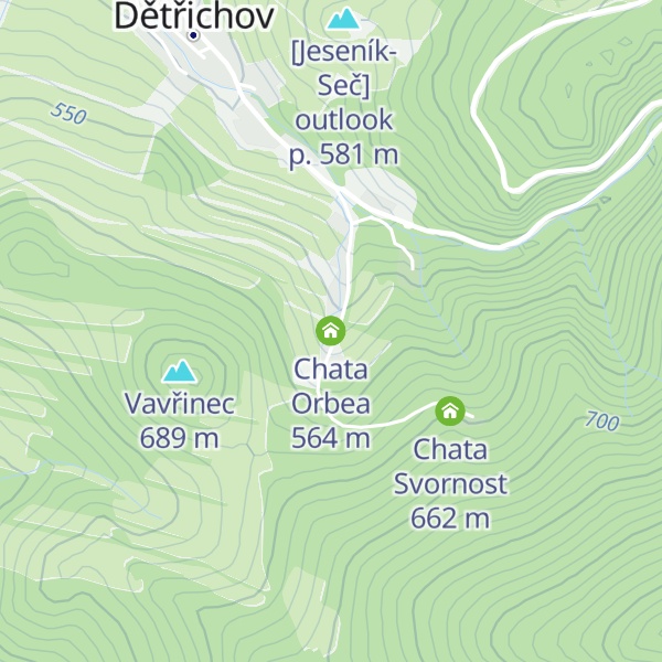 Map of Chata Orbea