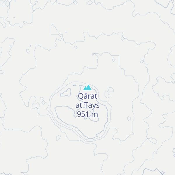 Map of Qārat at Tays