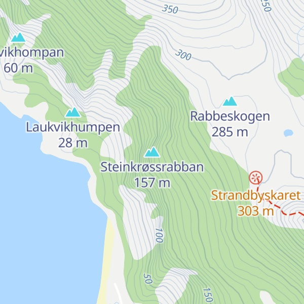 Map of Steinkrøssrabban