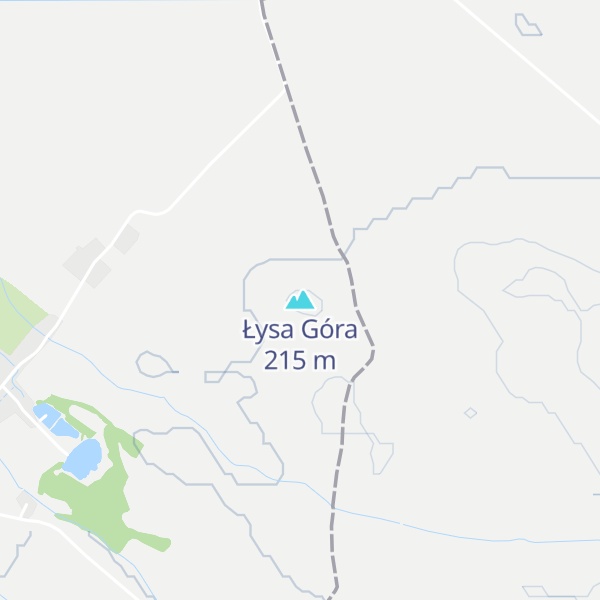 Map of Łysa Góra