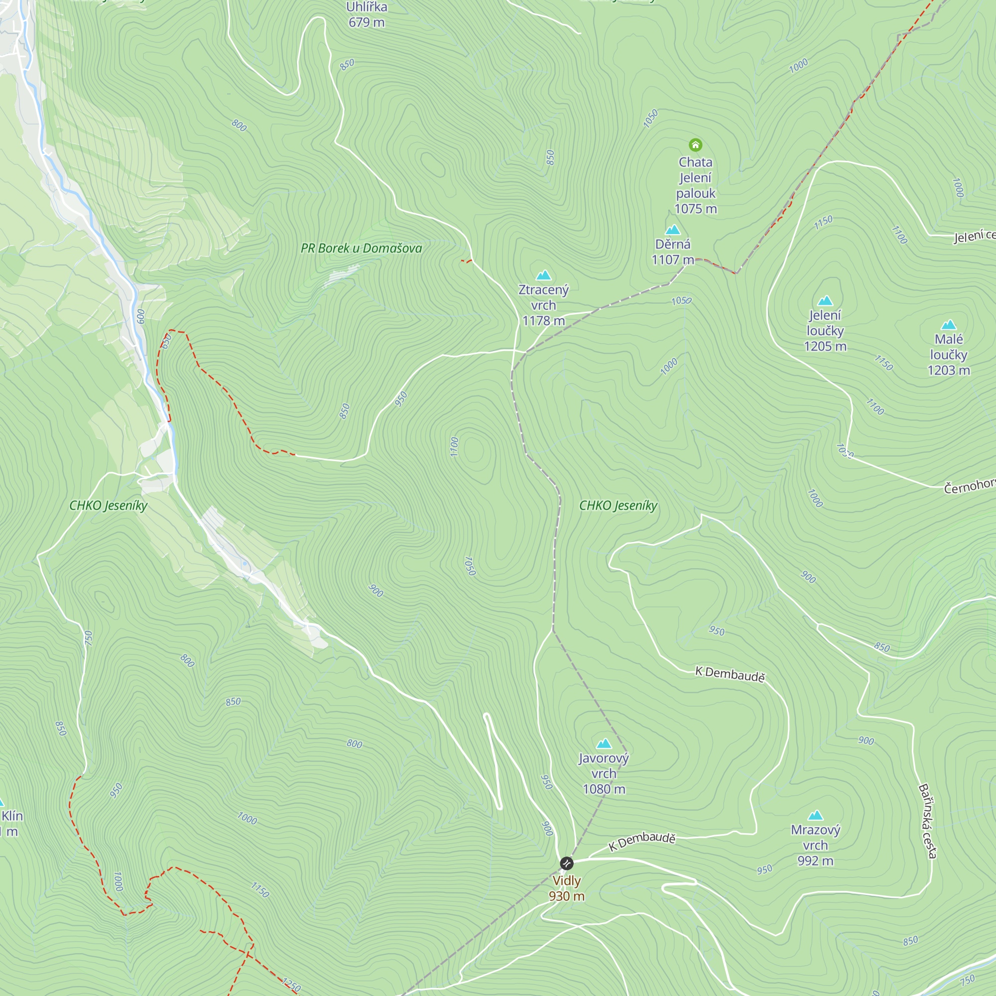 Chata Lysý vrch map