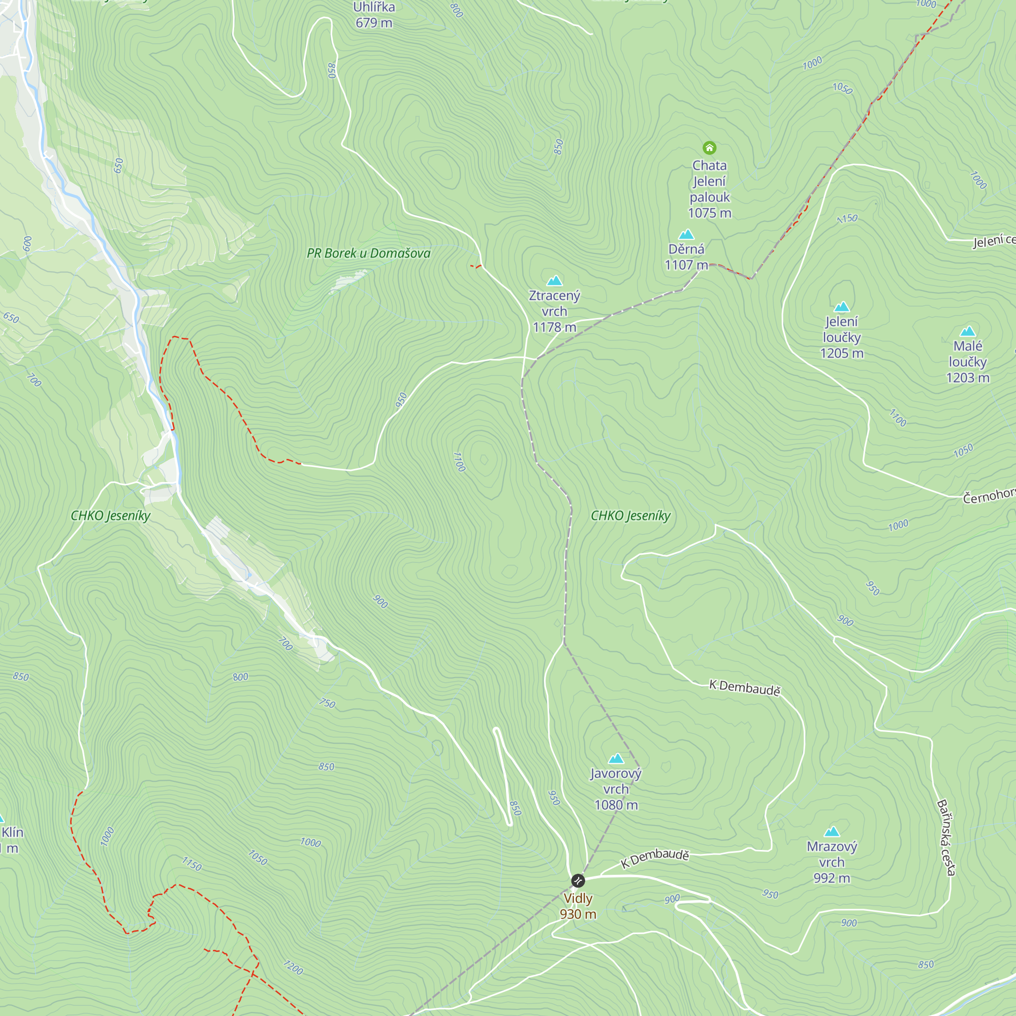 Chata Lysý vrch map