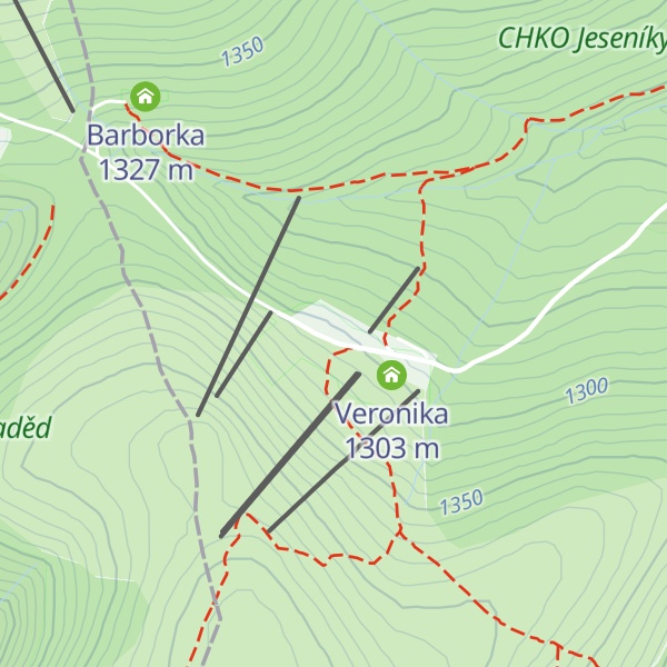 Map of Ovčárna