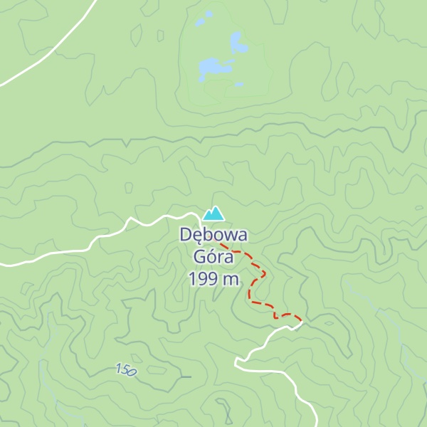 Map of Dębowa Góra