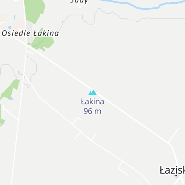 Map of Łakina