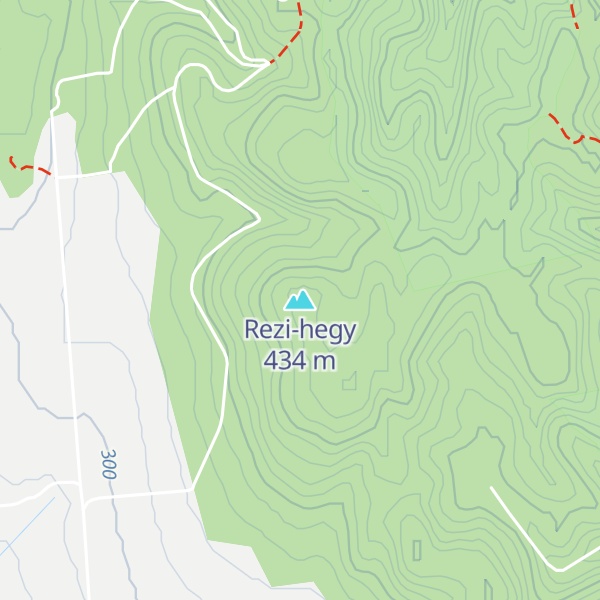 Map of Rezi-hegy
