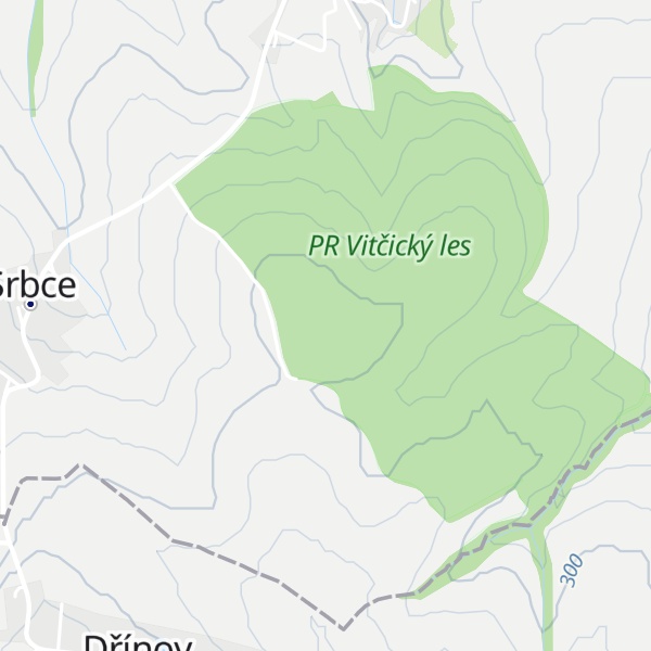 Map of (Vitčický les)