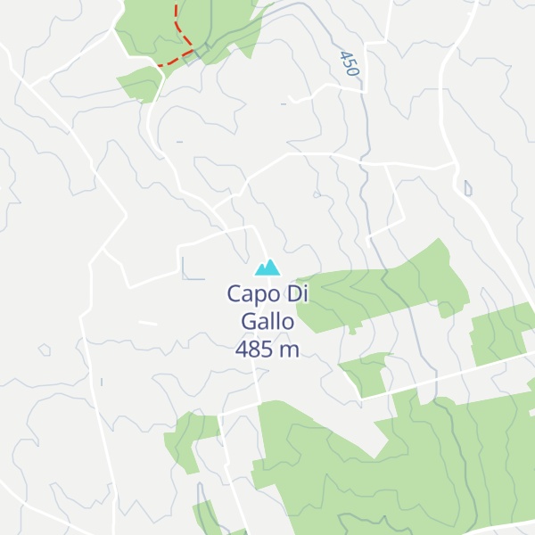 Map of Capo Di Gallo