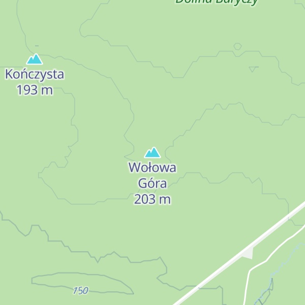 Map of Wołowa Góra