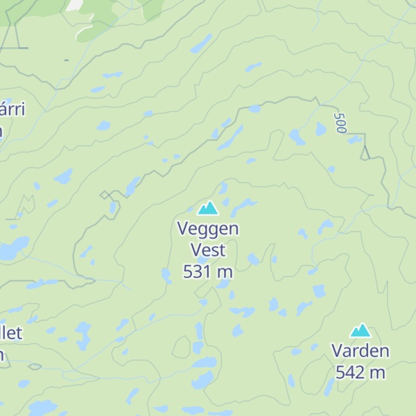 Map of Veggen Vest