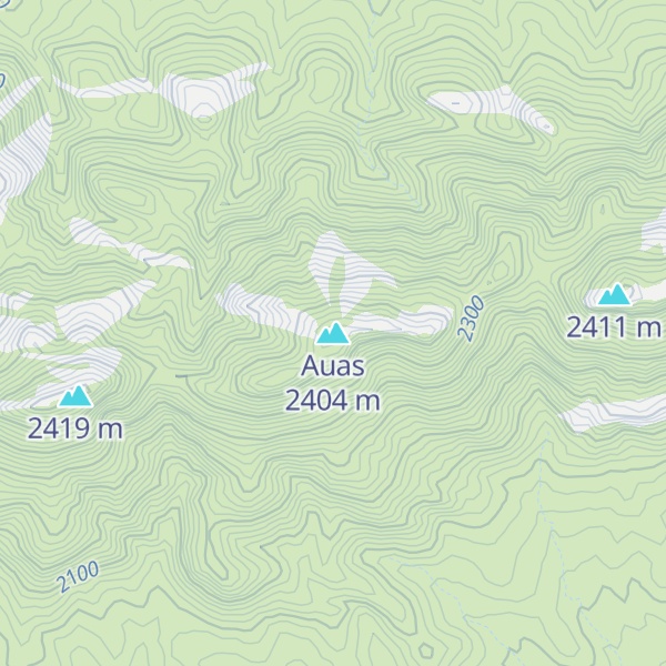 Map of Auas