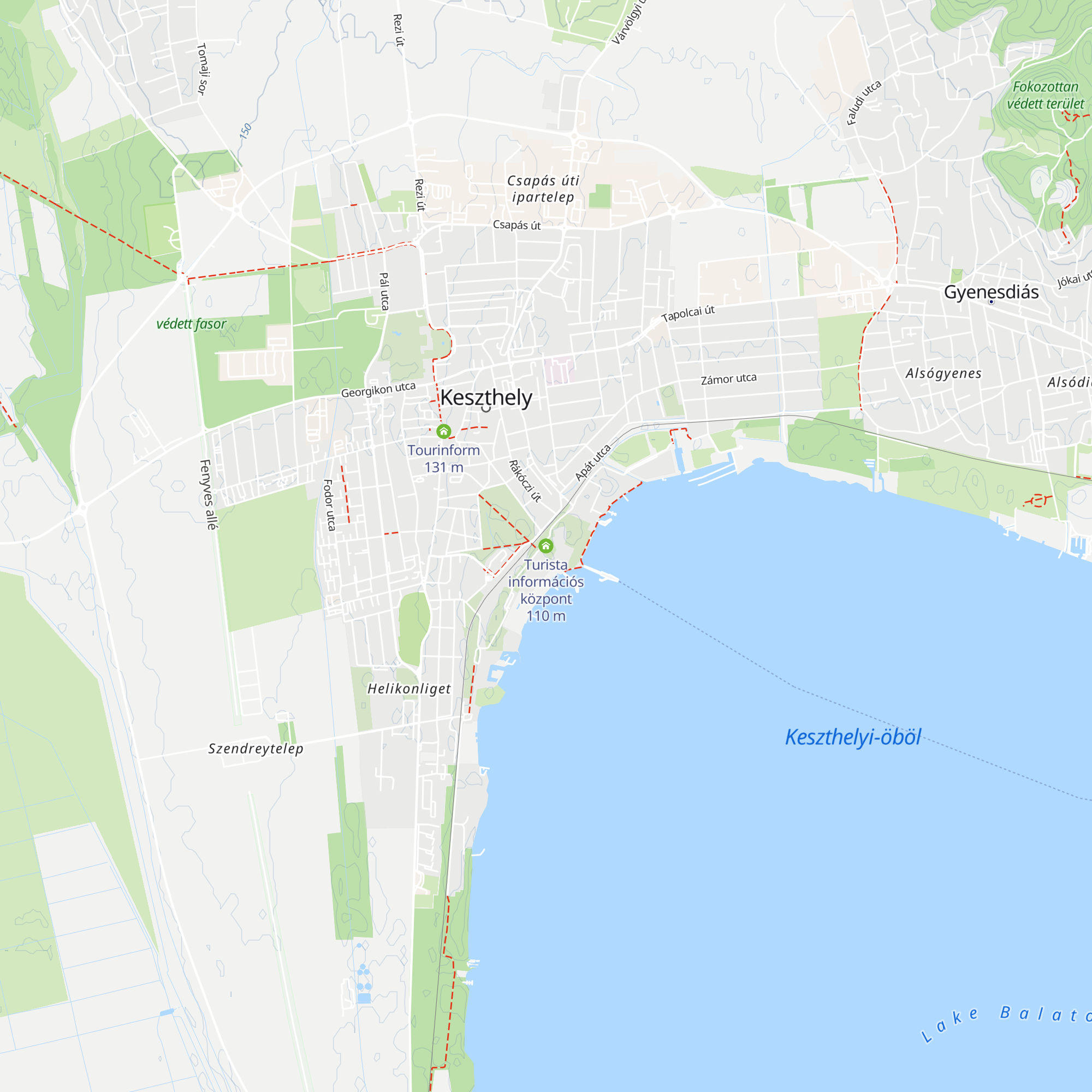 Turista információs központ map