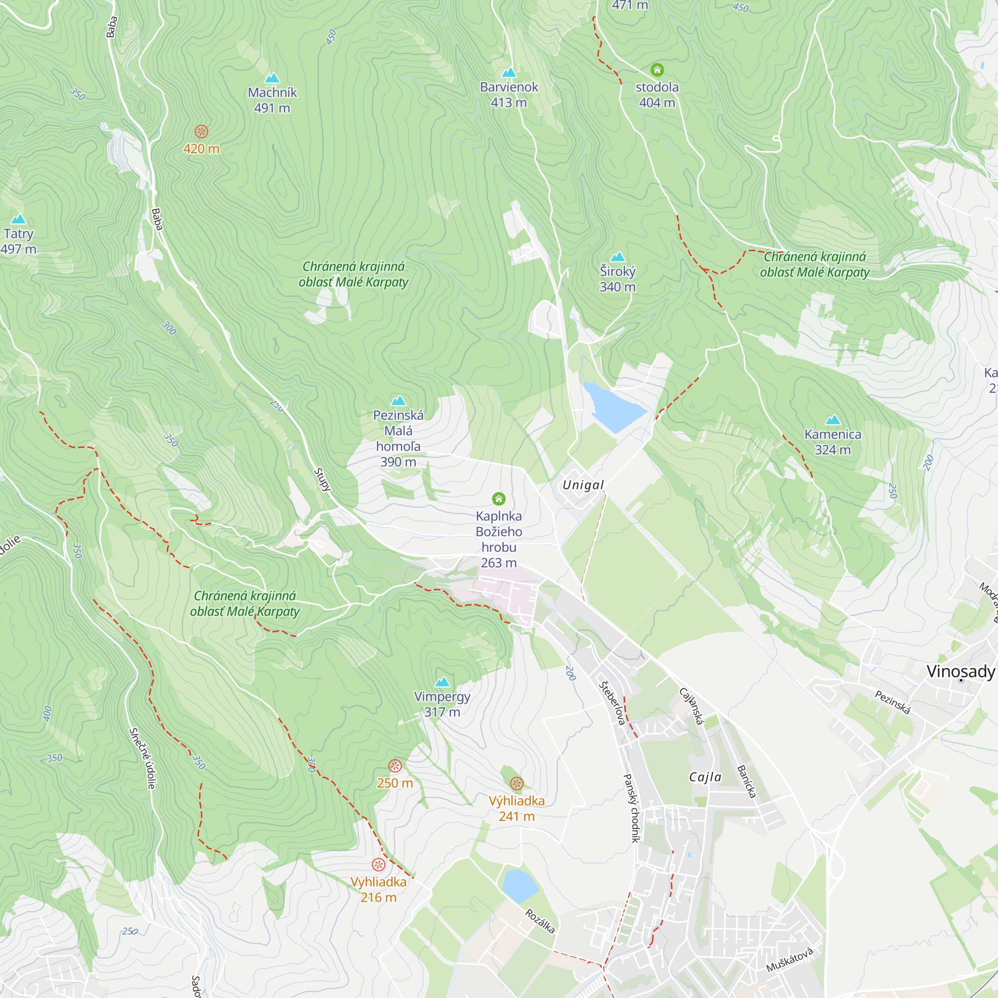 Kaplnka Božieho hrobu map