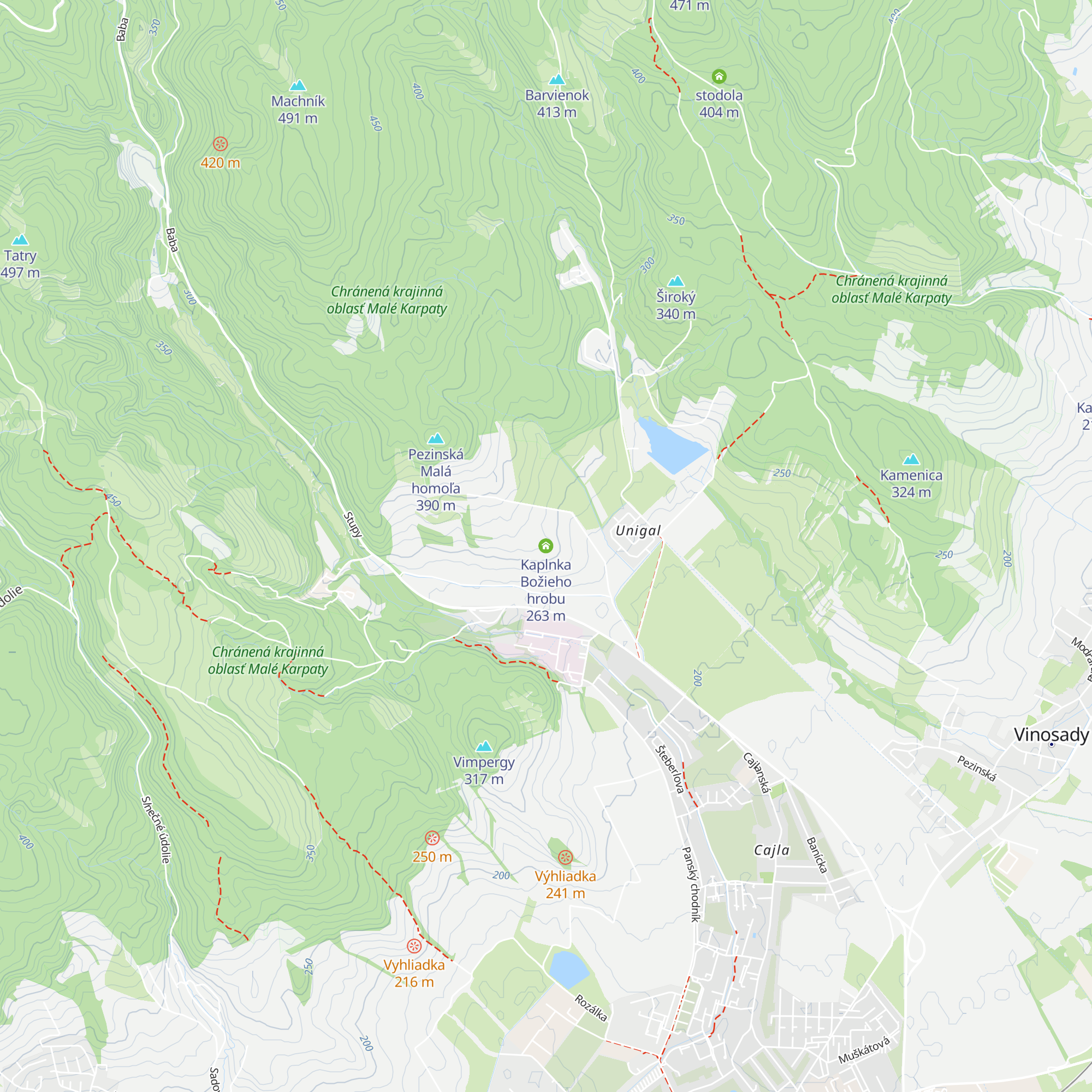 Kaplnka Božieho hrobu map