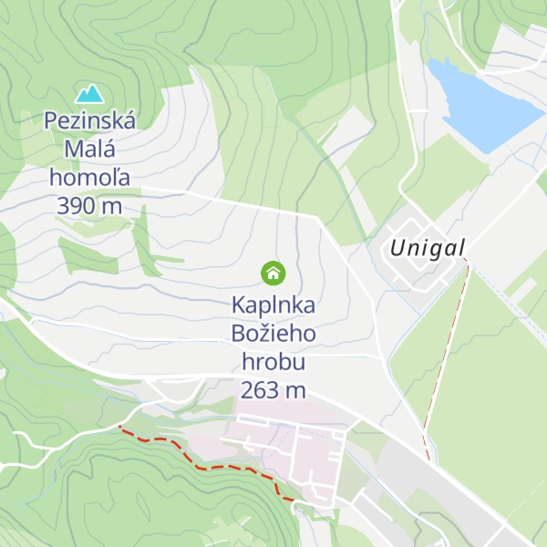Map of Kaplnka Božieho hrobu