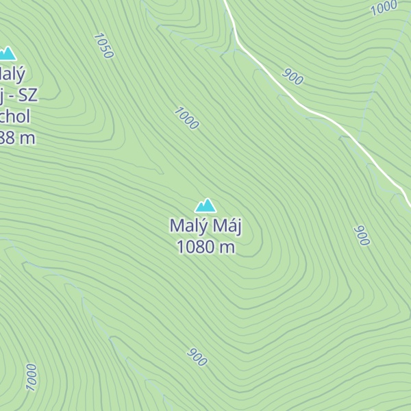 Map of Malý Máj