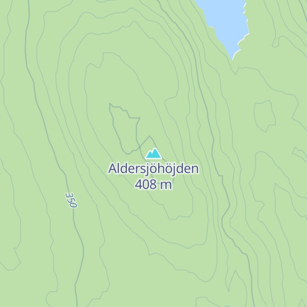 Map of Aldersjöhöjden
