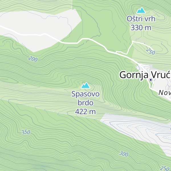 Map of Spasovo brdo