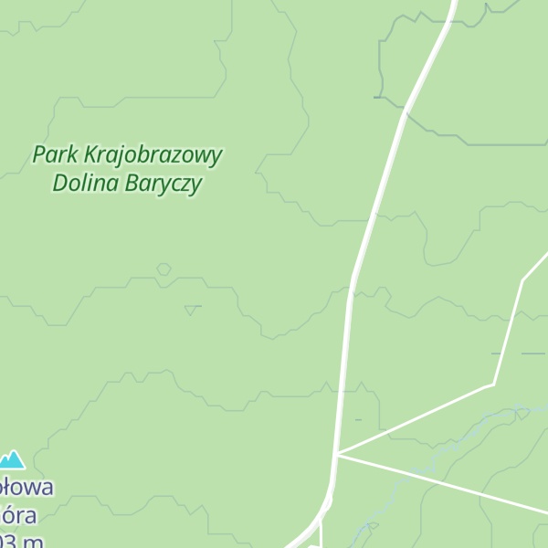 Map of Ostra Góra