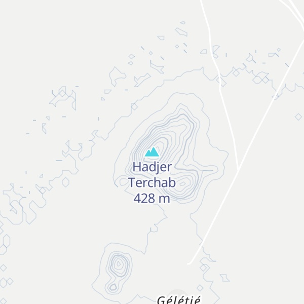 Map of Hadjer Terchab