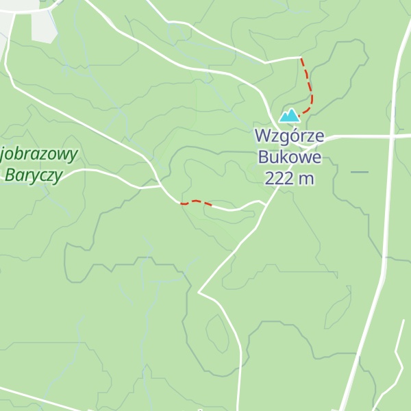 Map of Wieżyca