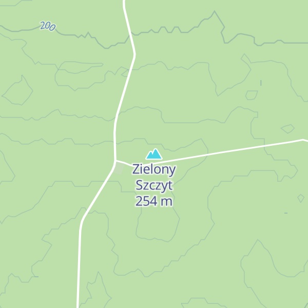 Map of Zielony Szczyt