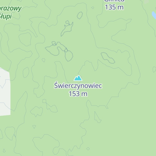 Map of Świerczynowiec