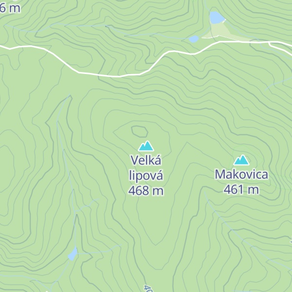 Map of Velká lipová