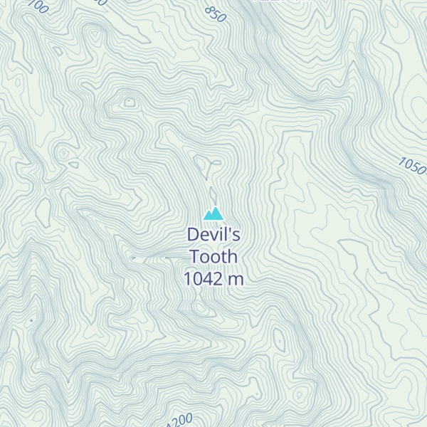 Map of Devil's Tooth