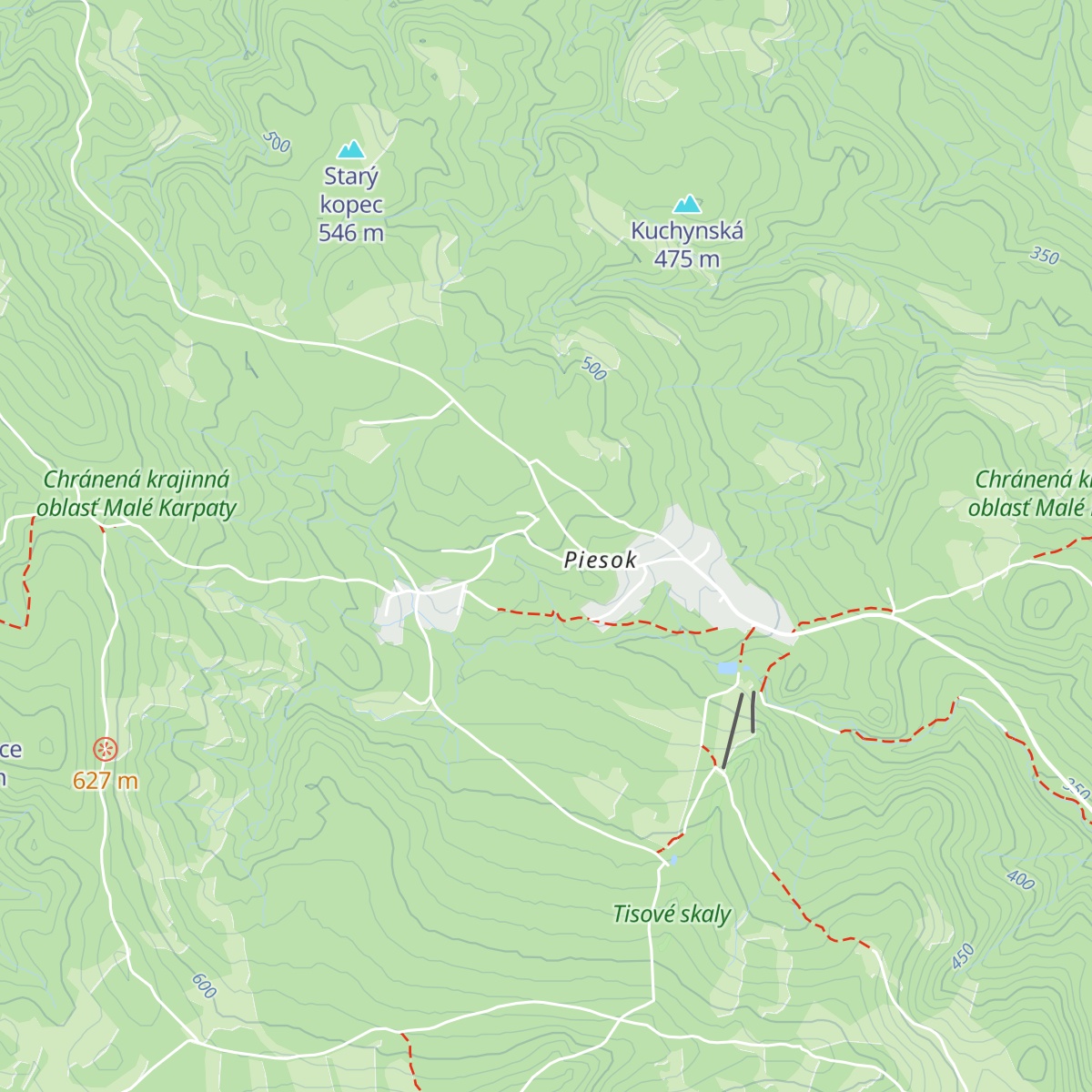Chata Konvalinka map