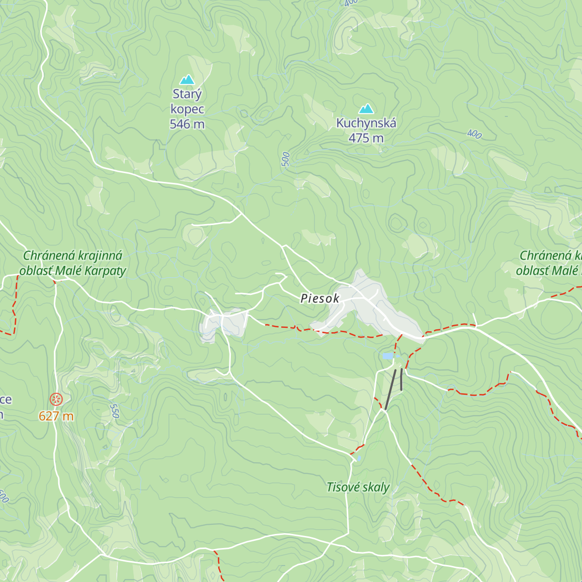 Chata Konvalinka map