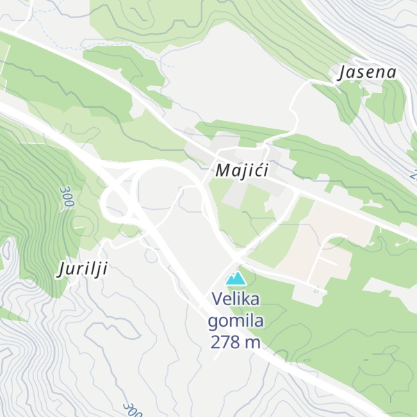 Map of NP Ravča