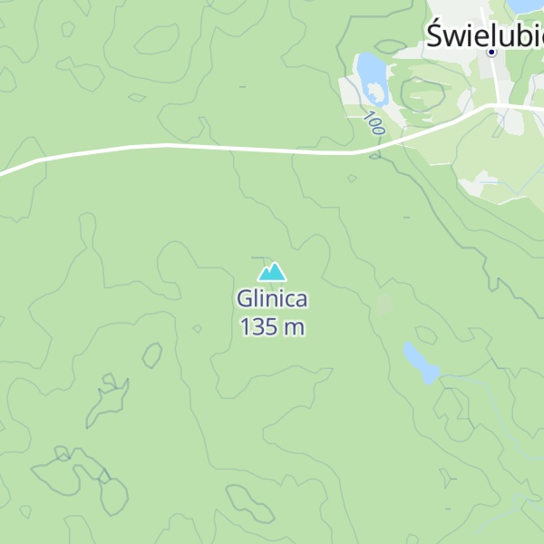 Map of Glinica