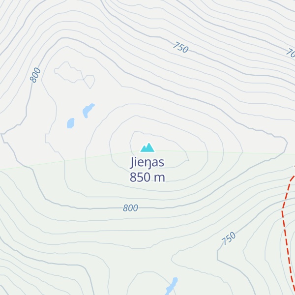 Map of Jieŋas