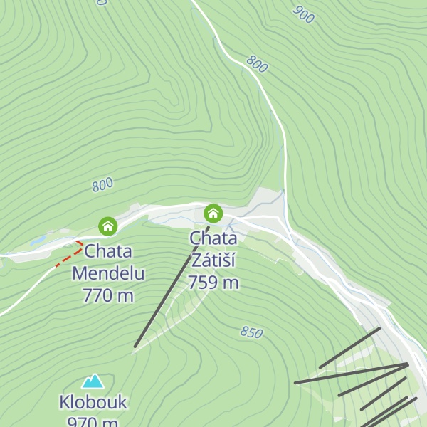 Map of Chata Zátiší