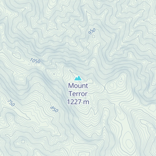 Map of Mount Terror
